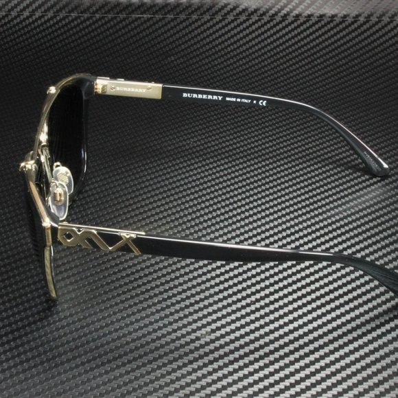 Burberry Black and Grey 56mm Sunglasses main image 5